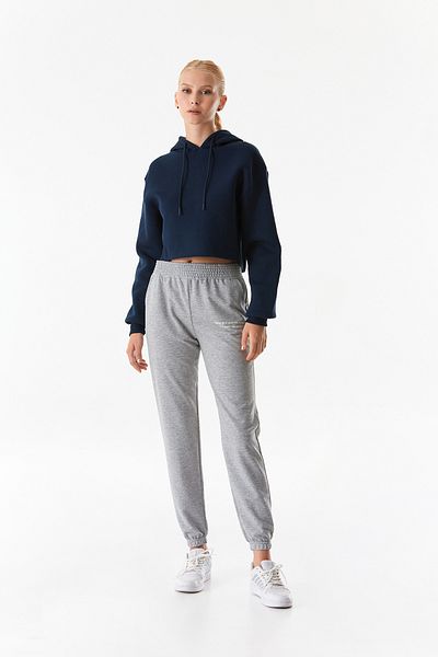 Fulla Moda Pantaloni de sport Jogger cu imprimeu text - Talie elastică