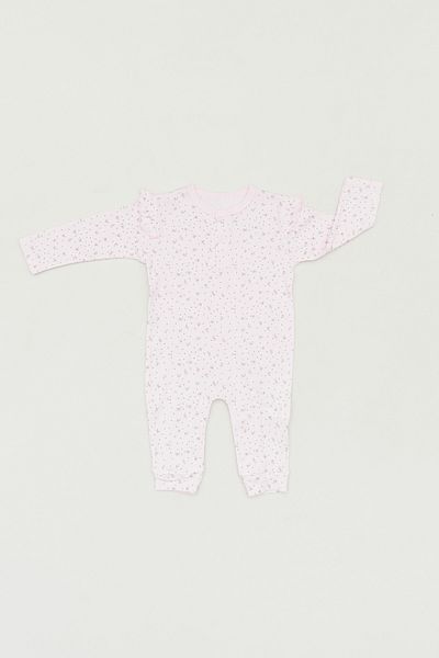 Fulla Moda Crew Neck Printed Girls' Jumpsuit