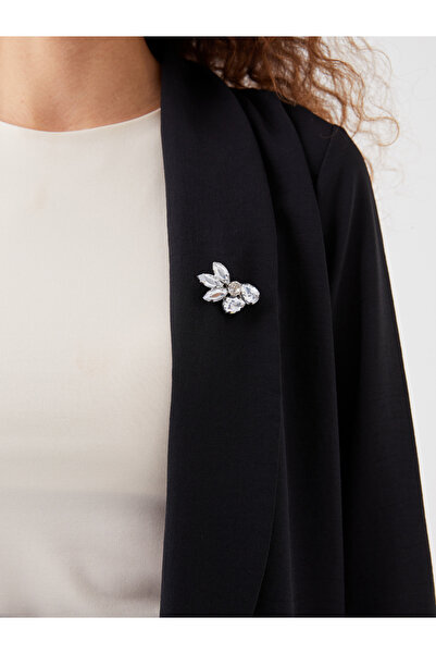 LC Waikiki Σάλι γιακάς ίσιο μακρυμάνικο γυναικείο μπουφάν