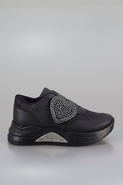Mamito Ayakkabı Mdl 1086 Heart Detailed Velcro Children's Shoes