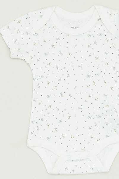 Fulla Moda Girl - Printed Crew Neck Bodysuit