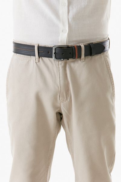 Fulla Moda Classic Belt - Faux Leather