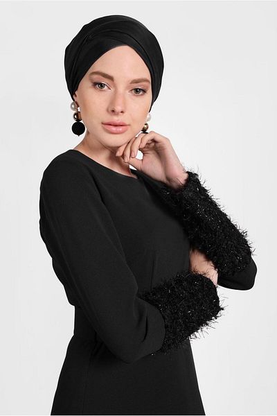 Alvina 40230 Μοντέλο Φόρεμα με παγιέτες με ζώνη