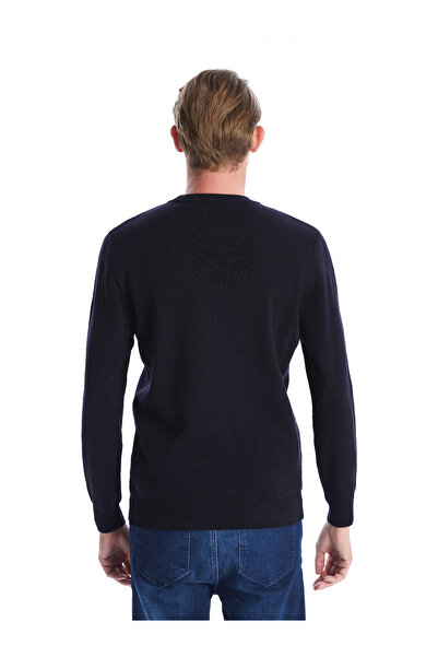 LC Waikiki Crew nyakú, hosszú ujjú férfi kötött pulóver