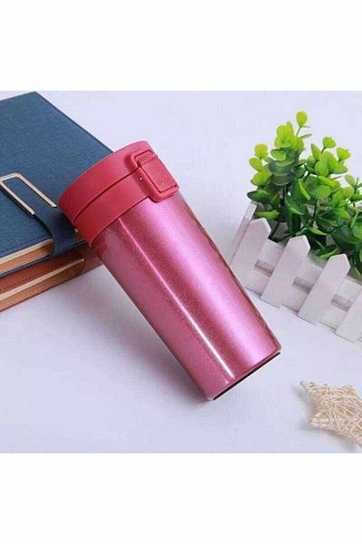 FLYON Single Hand Bass Inner Stainless Steel Thermos 380 Ml Travel Mug Leak Proof Double Layer Snape with Filter