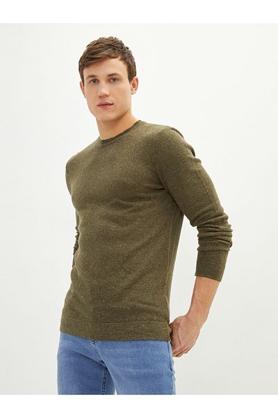 LC Waikiki Crew Neck Long Sleeve Men's Knitwear Sweater