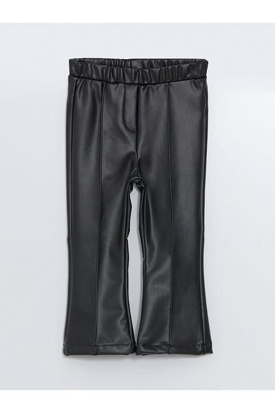 LC Waikiki Baby Girl Faux Leather Trousers
