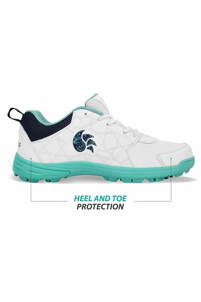 DSC Belter Cricket Shoes | Sea Green | 11 UK, 12 US, 45 EU | For Boys & Men | Lightweight | Durable