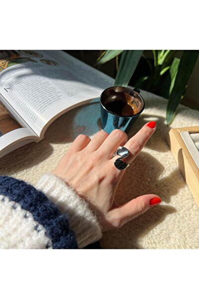 Alice İsstanbul Silver Asimetrik Yüzük