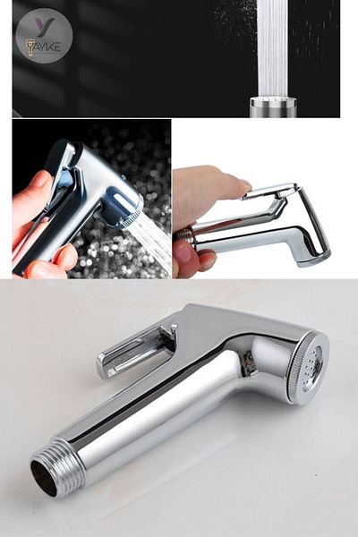 bym yapı Taharat Matik Head for Bidet - Plastic Shower Fountain with Gloves