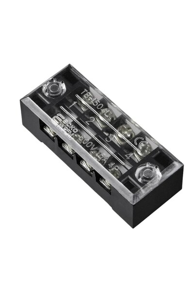 Motorobit TB-1504 4P Çift Sıra Terminal Blok - 600V 15A