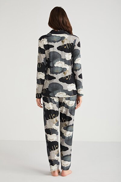 Penyemood Floral Patterned Shirt Set