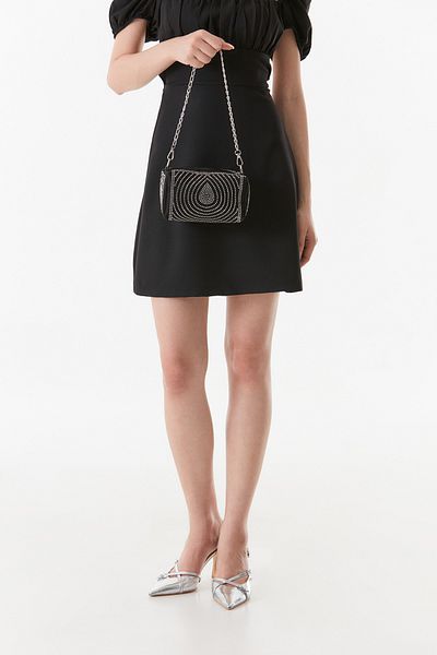 Fulla Moda Stone Arm Bag - Water Drop Patterned