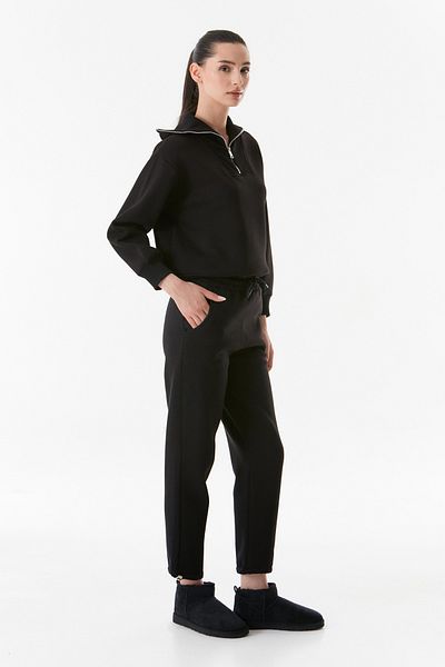 Fulla Moda Jogger Sweatpants with Stopper - Elastic Waist