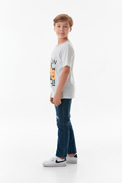 Fulla Moda Boy - Crew Neck and Printed T-Shirt