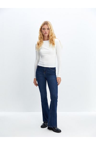LC Waikiki Pantaloni Jean pentru damă Mars Flare