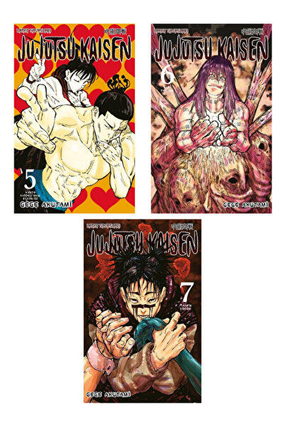 Gerekli Şeyler Jujutsu Kaisen 5-6-7 Manga Set  (3 Kitap)