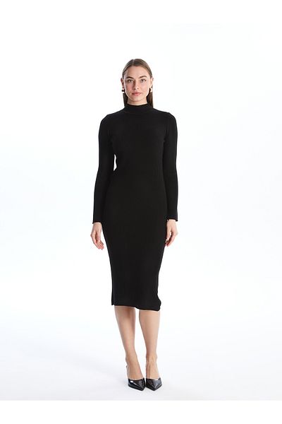 LC Waikiki Half Turtleneck Women's Knitwear Dress