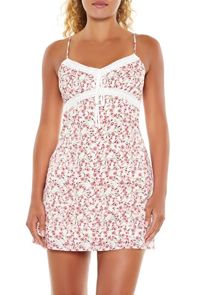Forever 21 Çiçek Desenli Mini Elbise