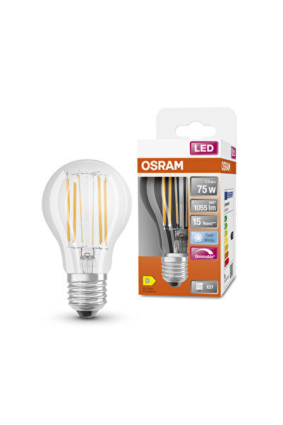 Osram Led Flament Dim 7.8w 4000k 1055lm E27 Duy Işık Ampul