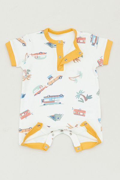 Fulla Moda Boys' Jumpsuit - Crew Neck, Printed