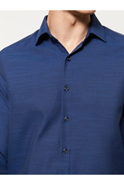 LC Waikiki Slim Fit hosszú ujjú Dobby férfi ing