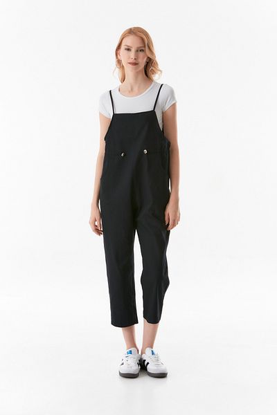 Fulla Moda Casual Jumpsuit - Rope Strap and Pocket