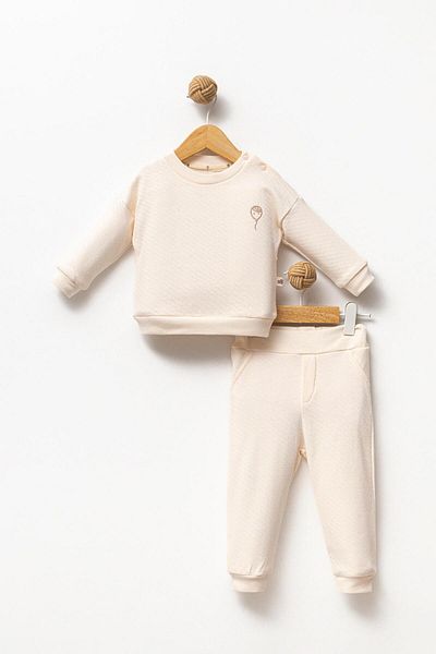 Bubbles Breathable Fabric Baby 2-Piece Set