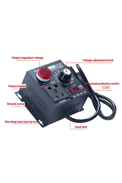 Motorobit LNZ-4000W AC 220V 4000W Motor Hız Kontrol Modülü