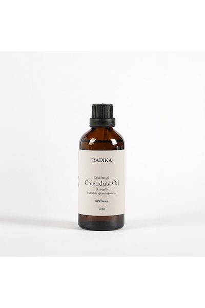 Radika Aromatherapy Calendula-Öl, Kaltgepresst, 100% Rein, BIO, natürlich, 30 ml