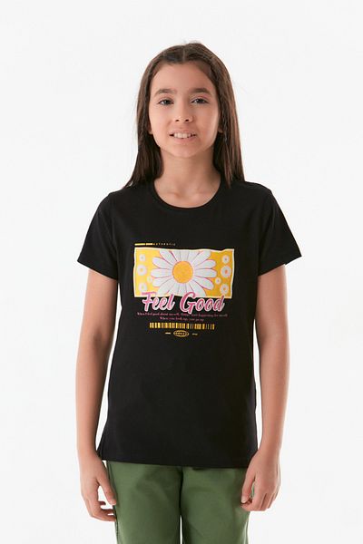 Fulla Moda Printed T-Shirt for Girls