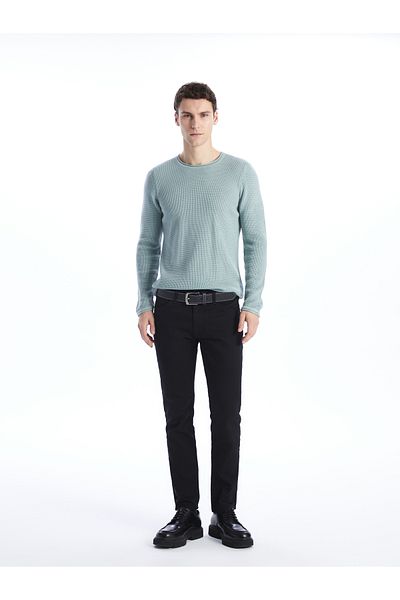 LC Waikiki Crew Neck Long Sleeve Men's Knitwear Sweater