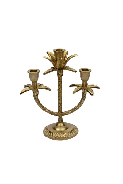 FAİRYTALE Palmiye  3 lü Şamdan