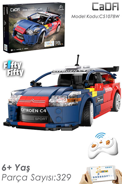 Vagonlife Cada Citroen C4 WRC Uzaktan Kumandalı -C51078W (329 Parça) Oyuncak ...
