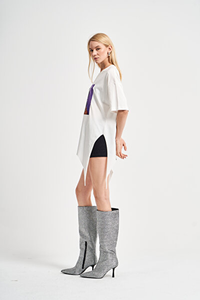 tw3 Σχεδιασμένο μπλουζάκι με στάμπα με αλυσίδα