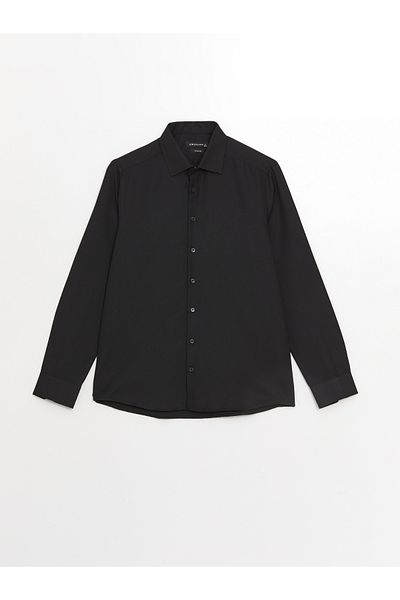 LC Waikiki Slim Fit μακρυμάνικο ανδρικό πουκάμισο Oxford