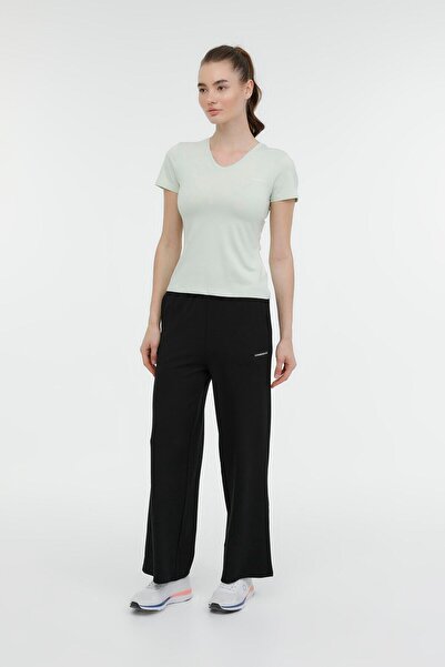 lumberjack Ct132 V-Neck Pastel Green Women's Short Sleeve T-Shirt