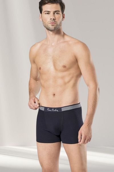 Pierre Cardin Ανδρικό Modal Μαύρο -Γκρι-Μπλε Σετ μπόξερ 3 τεμαχίων