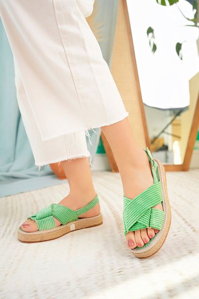 Fulla Moda Open Front Velvet Sandals