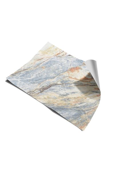 Bigaimaj Blat de bucătărie cu model de marmură colorată - acoperire cu folie adezivă 70cmx100cm