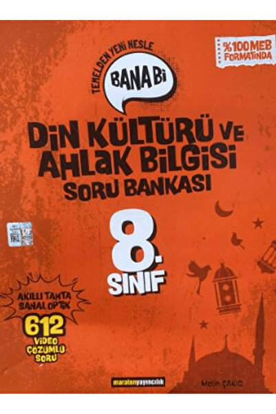 MARATON YAYINCILIK 8. Sınıf Bana Bi Din Kültürü ve Ahlak Bilgisi Soru Bankası...