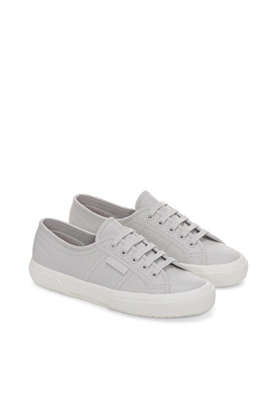Superga 2750 Tumbled Leather Unisex Gri Sneaker