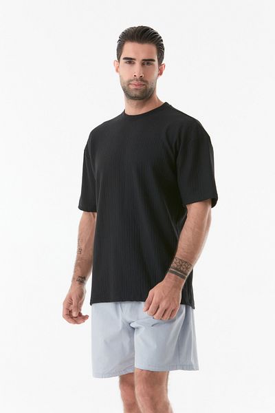 Fulla Moda Basic Ribbed T-Shirt Design