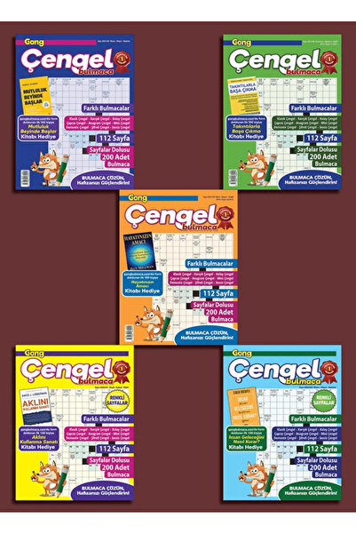 Maxi Yayıncılık Gong Çengel 5’Li Set 2 / Kolektif / Maxi Yayıncılık / 9772687...