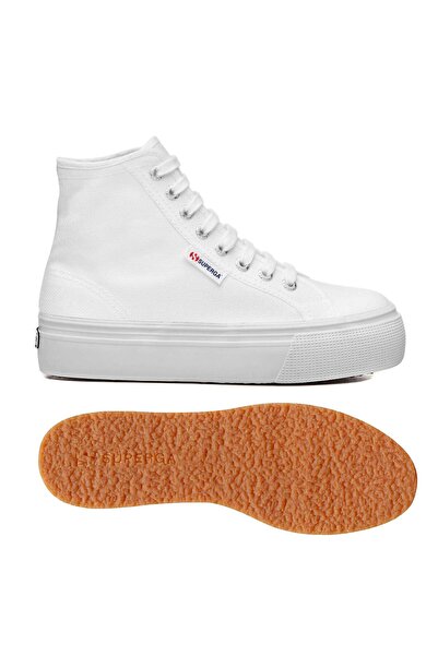 Superga 2708 Hi Top Kadın Beyaz Bilekli Sneaker