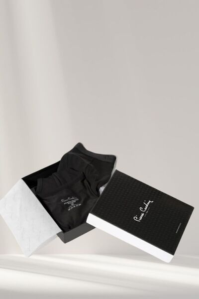 Pierre Cardin Men's Black Modal Athlete and Boxer Set