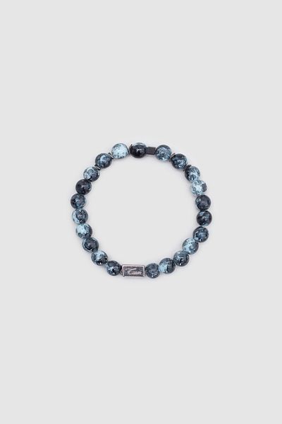 Twn Men's Bracelet - Shiny Anthracite Glass