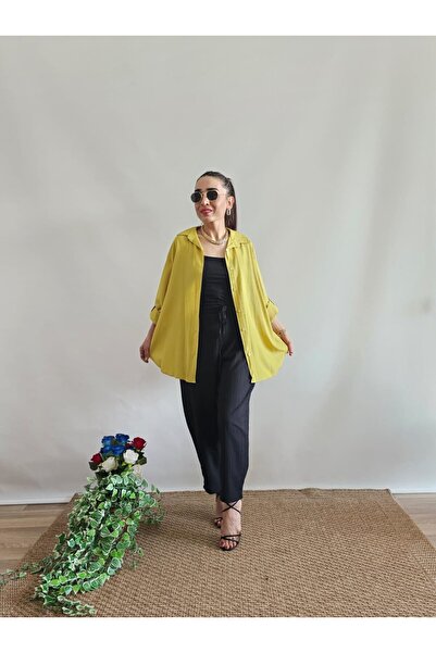 Altı Üstü Butik Krinkıl Gömlek