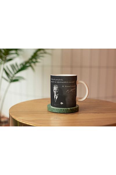 EYBaskı Tasarım Porcelain Teacher's Day Custom Print Cup (You Can Print Names - from Quortion to Seller)