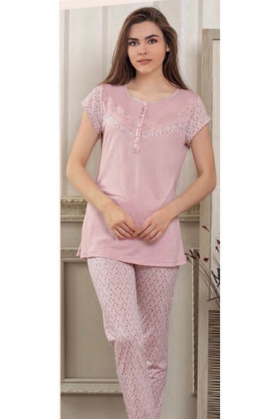 Pelin Pijama Costum de pijama pentru femei-2206-pudra